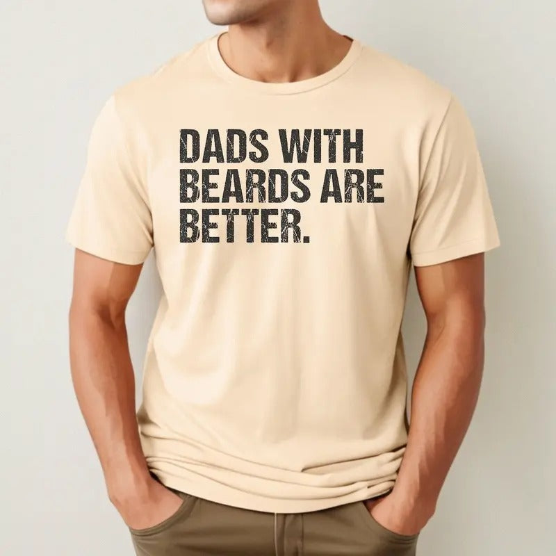 Dads Beards Are Better Dad Cool Dad Shirt New Dad Fabric Menswear T-Shirts, Hoodie, Sweatshirt - T-Shirt, Sweatshirt, Hoodie