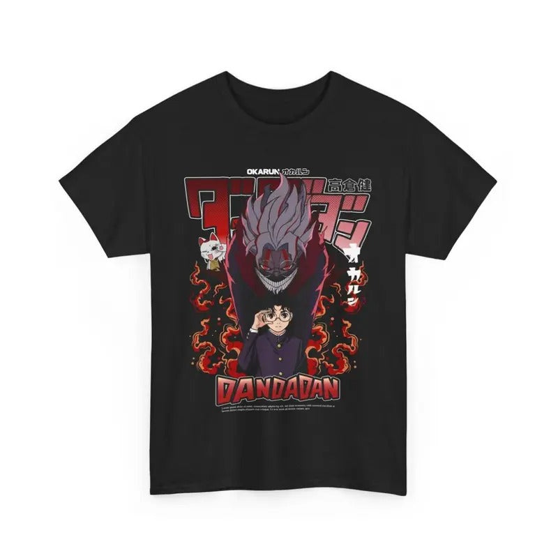 Dandadan Anime Heavy Cotton Casual Anime Lovers Streetwear Comfortable Top Classic T-Shirts, Hoodie, Sweatshirt - T-Shirt, Sweatshirt, Hoodie