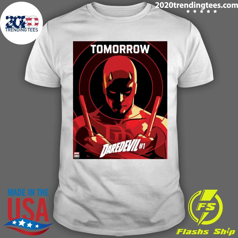 Daredevil #1 ca Stephanie Phillips v Lee Garbett Tomorrow 2026 Shirt Unisex T-shirt, Sweatshirt, Hoodie, Long Sleeve Tee - T-Shirt, Sweatshirt, Hoodie