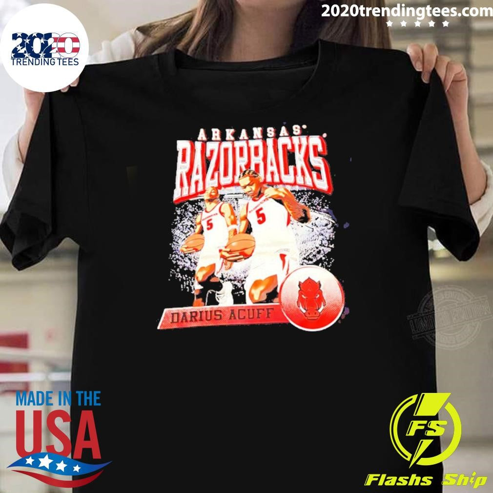 Darius Acuff Jr Arkansas Razorbacks Graphic Shirt Unisex T-shirt, Sweatshirt, Hoodie, Long Sleeve Tee - T-Shirt, Sweatshirt, Hoodie