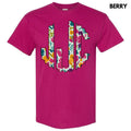 Dark Floral Monogram Gildan Short Sleeve 'NLB' T-Shirts, Hoodie, Sweatshirt - T-Shirt, Sweatshirt, Hoodie