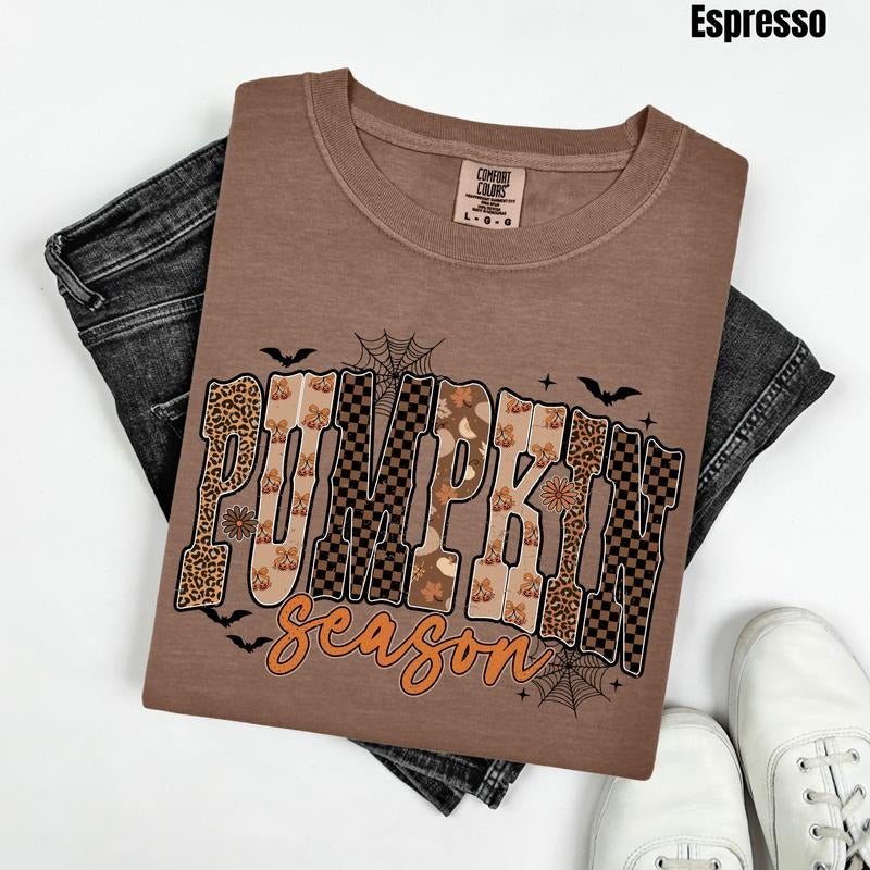 Dark Mix Pumpkin Season Comfort Colors 'NLB' T-Shirts, Hoodie, Sweatshirt - T-Shirt, Sweatshirt, Hoodie