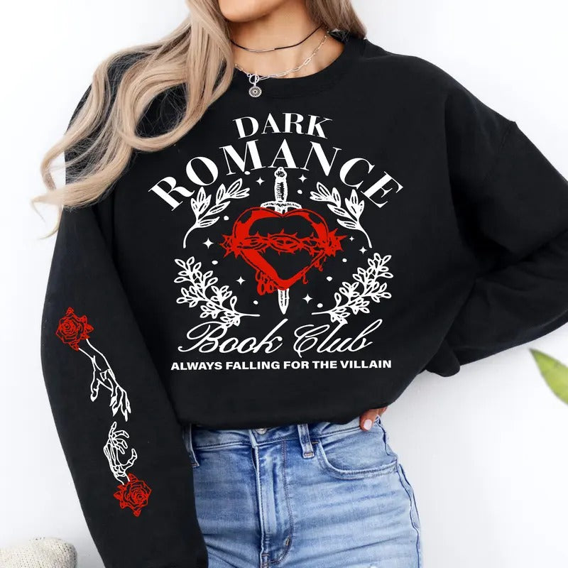 Dark Romance Book Club Literature Book Lover Romance Reader T-Shirts, Hoodie, Sweatshirt - T-Shirt, Sweatshirt, Hoodie