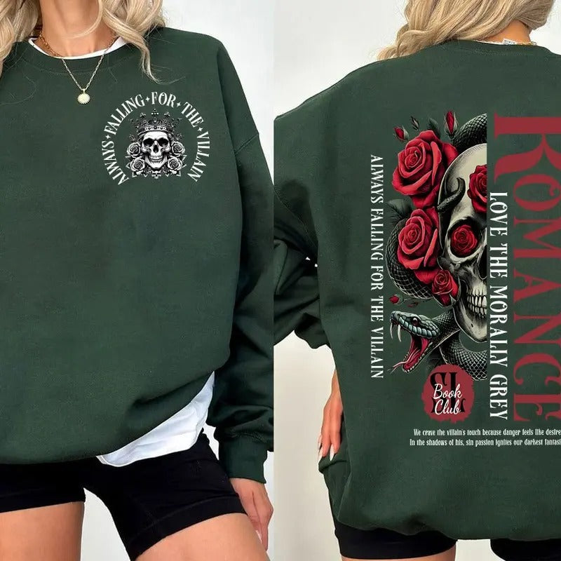 Dark Romance Morally Grey Book Lovers Romantasy Shirt Readers Book Nerds Bookworm Soft Comfort Long Sleeves Fabric T-Shirts, Hoodie, Sweatshirt - T-Shirt, Sweatshirt, Hoodie