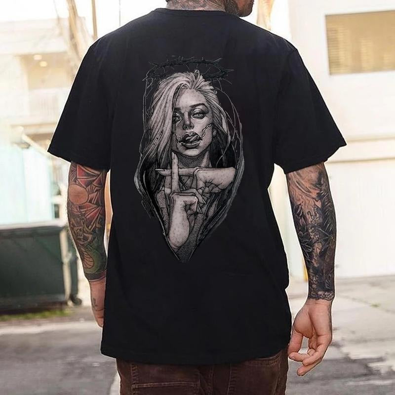 Darkness Thorn Angel Naughty Clothes Cotton Menswear T-Shirts, Hoodie, Sweatshirt - T-Shirt, Sweatshirt, Hoodie