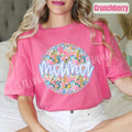 Darling Flower Mama Comfort Colors 'NLB' T-Shirts, Hoodie, Sweatshirt - T-Shirt, Sweatshirt, Hoodie