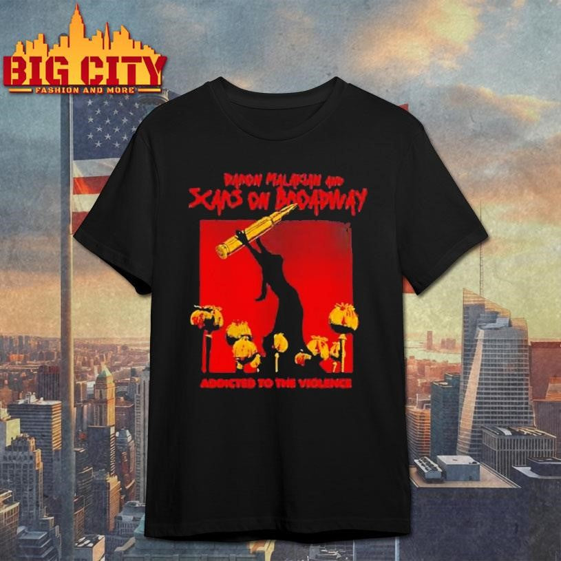 Daron Malakian And Scars On Broadway Addicted To The Violence Shirt Unisex T-shirt, Sweatshirt, Hoodie, Long Sleeve Tee - T-Shirt, Sweatshirt, Hoodie