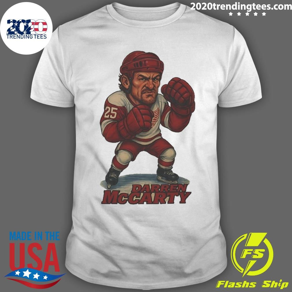 Darren Mccarty Detroit Red Wings Player Caricature Shirt Unisex T-shirt, Sweatshirt, Hoodie, Long Sleeve Tee - T-Shirt, Sweatshirt, Hoodie