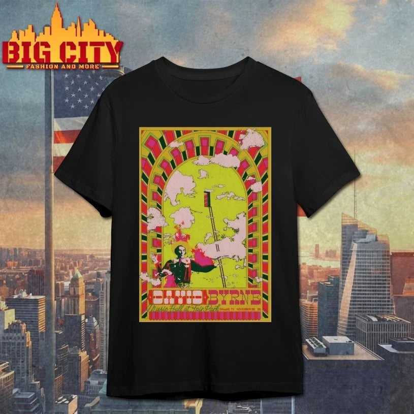 David Byrne Music Hall At Fair Park In Dallas TX Nov 28 2025 Poster shirt Unisex T-shirt, Sweatshirt, Hoodie, Long Sleeve Tee - T-Shirt, Sweatshirt, Hoodie