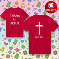 Daydrian Harding Thank U Jesus Holiday Two Sided Shirt Unisex T-shirt, Sweatshirt, Hoodie, Long Sleeve Tee - T-Shirt, Sweatshirt, Hoodie
