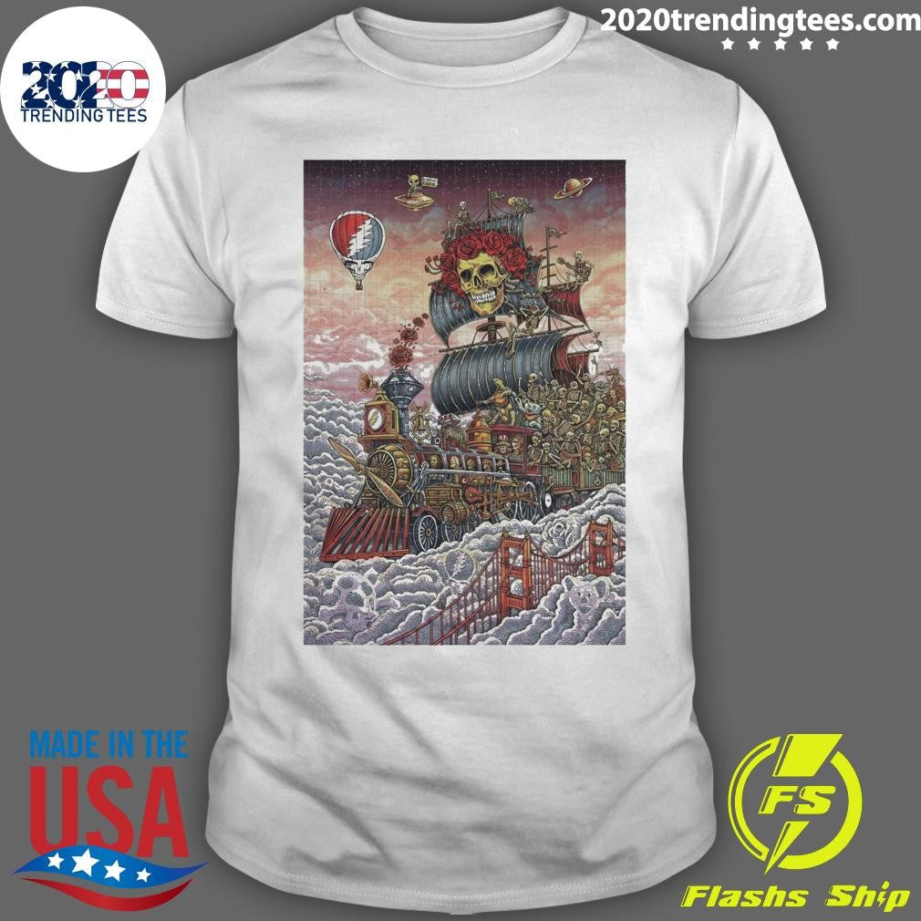Dead and Company Emeks Trip of Fools Poster Shirt Unisex T-shirt, Sweatshirt, Hoodie, Long Sleeve Tee - T-Shirt, Sweatshirt, Hoodie