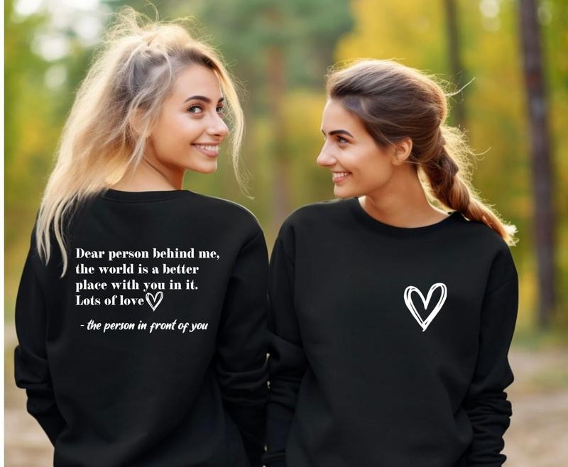 Dear Person Behind Me Front Back Inspirational Be Kind Tomorrow Needs You You Matter Mental Health T-Shirts, Hoodie, Sweatshirt - T-Shirt, Sweatshirt, Hoodie