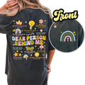 Dear Person Behind Me Shirt Mental Health Shirts Motivational Christian Printed Shirt Cotton Fabric Casual Bible Verse Inspirational Top Womenswear Comfort Fic Chic T-Shirts, Hoodie, Sweatshirt - T-Shirt, Sweatshirt, Hoodie