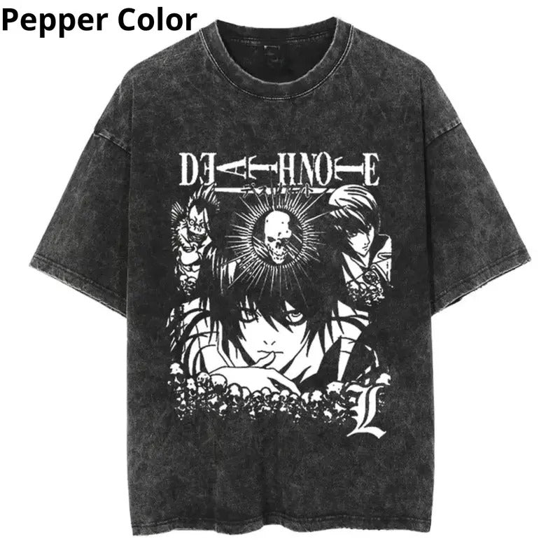 Death Note Complex L Vintage Death Note Shirt Anime Shirt Top Menswear Womenswear T-Shirts, Hoodie, Sweatshirt - T-Shirt, Sweatshirt, Hoodie