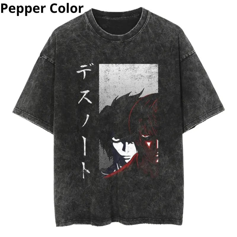 Death Note Light & L Mastermind Duel Death Note Shirt Anime Shirt Top Menswear Womenswear T-Shirts, Hoodie, Sweatshirt - T-Shirt, Sweatshirt, Hoodie