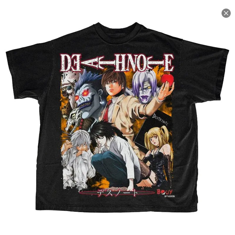 Death Note Vintage Bootleg Anime Y2k Anime T-Shirts, Hoodie, Sweatshirt - T-Shirt, Sweatshirt, Hoodie