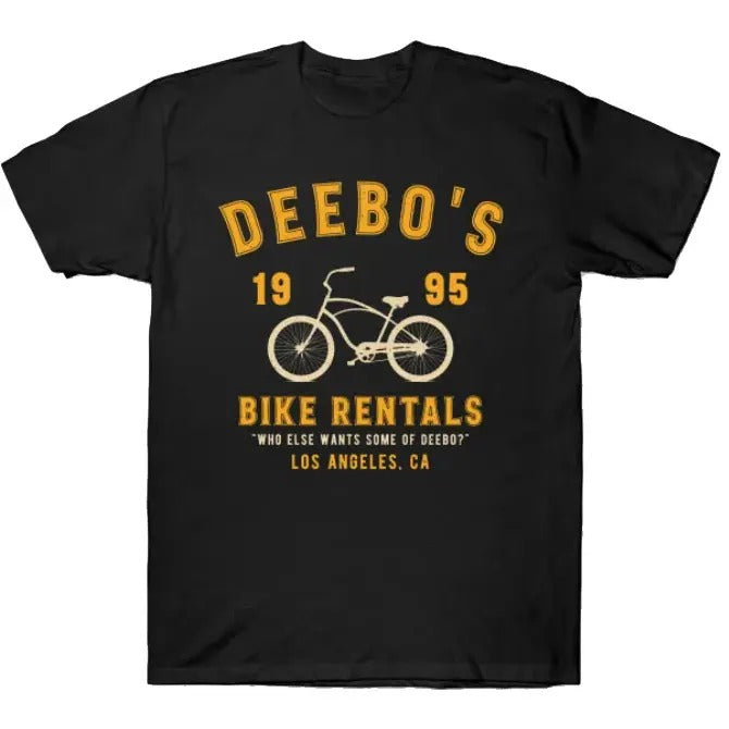 Deebo'S Bike Rentals Crew Neck Cotton Casual Slim Fitting Plain Floral Striped Black Breathable Menswear 3000 BC Clothes Top Underwear T-Shirts, Hoodie, Sweatshirt - T-Shirt, Sweatshirt, Hoodie