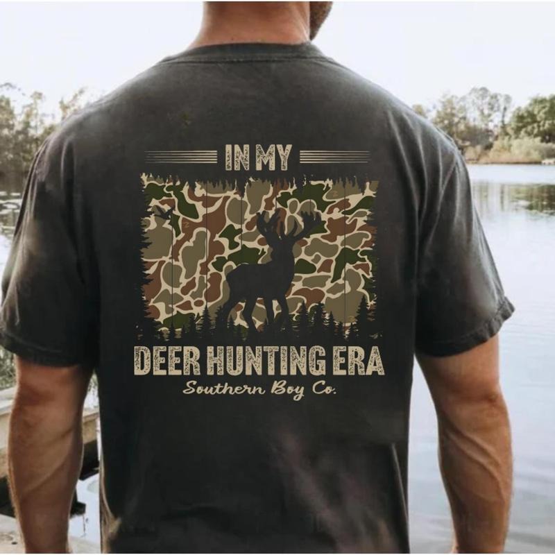 Deer Hunting Era Short Sleeve Hunting Shirt Outdoor Adventure Nature Lovers QSAUD T-Shirts, Hoodie, Sweatshirt - T-Shirt, Sweatshirt, Hoodie