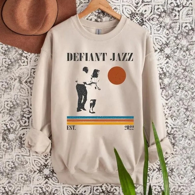 Defiant Jazz Severance TV Show Sweatshirt_ Man Casual T-Shirts, Hoodie, Sweatshirt - T-Shirt, Sweatshirt, Hoodie