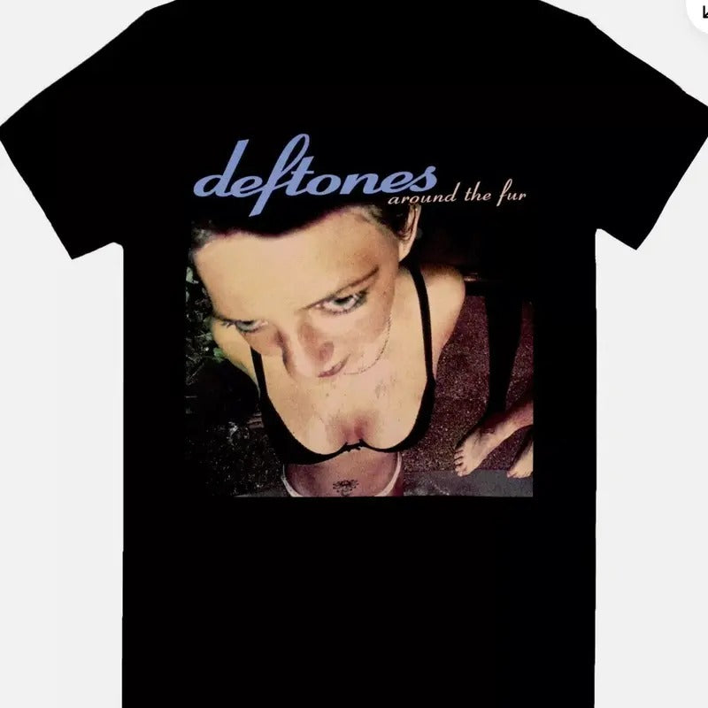 Deftones Around Fur Band Black Cotton S 3XLstyle{N002}2 T-Shirts, Hoodie, Sweatshirt - T-Shirt, Sweatshirt, Hoodie