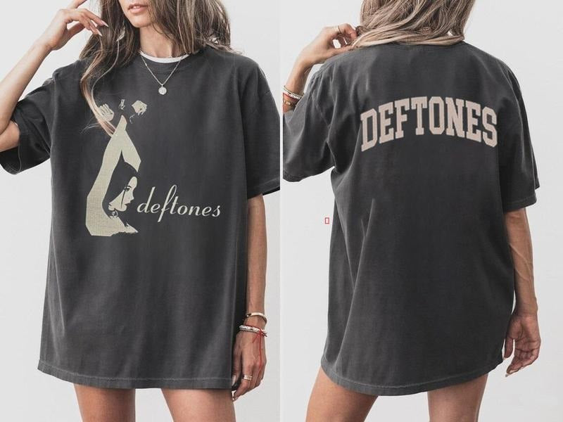 Deftones Girl Heavyweight Cotton Band Shirt Vintage Grunge Top Dark Romance Streetwear Music Loving Daily Fit Her 0 T-Shirts, Hoodie, Sweatshirt - T-Shirt, Sweatshirt, Hoodie