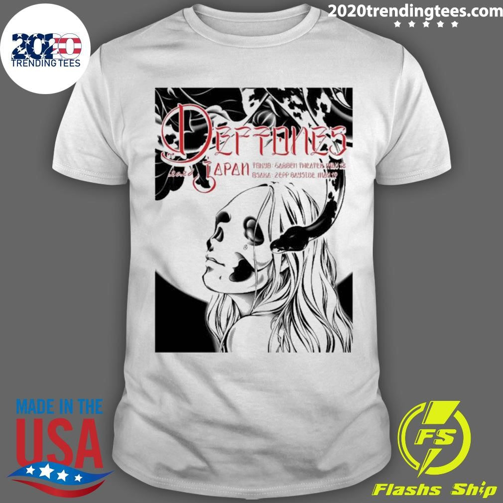 Deftones Japan Tour 2026 Tokyo And Osaka Event Poster Shirt Unisex T-shirt, Sweatshirt, Hoodie, Long Sleeve Tee - T-Shirt, Sweatshirt, Hoodie