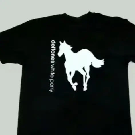 Deftones White Pony Short Sleeve Cotton Black All Size Menswear Top T-Shirts, Hoodie, Sweatshirt - T-Shirt, Sweatshirt, Hoodie