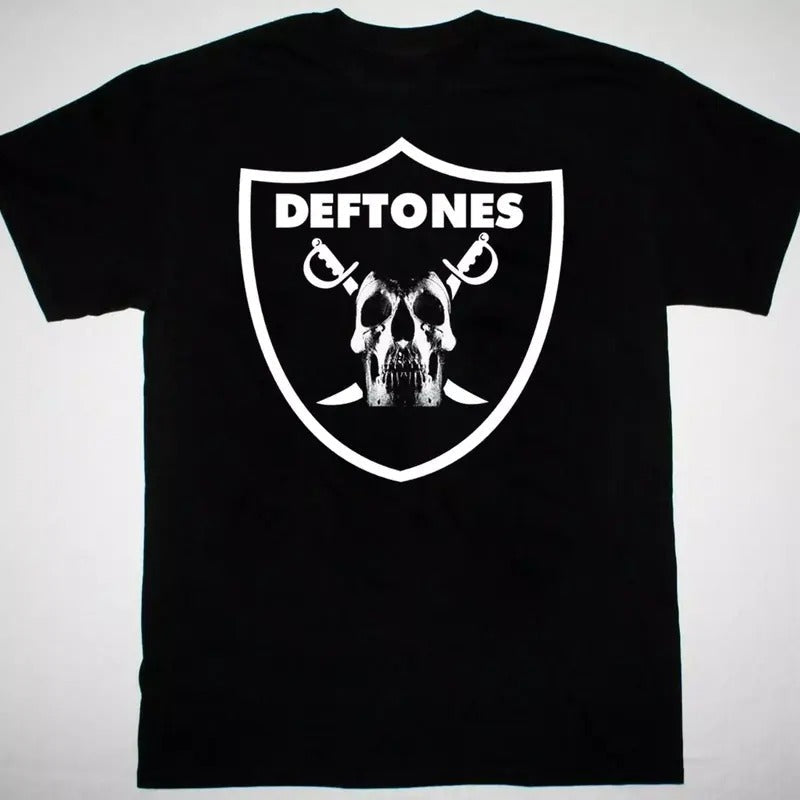 Deftones Band Logo Short Sleeve Cotton Menswear Top T-Shirts, Hoodie, Sweatshirt - T-Shirt, Sweatshirt, Hoodie