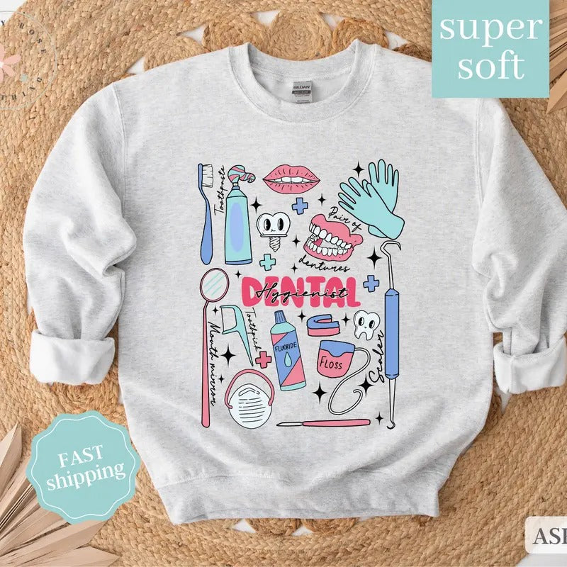 Dental Hygienist Dental Hygienist Dental T-Shirts, Hoodie, Sweatshirt - T-Shirt, Sweatshirt, Hoodie