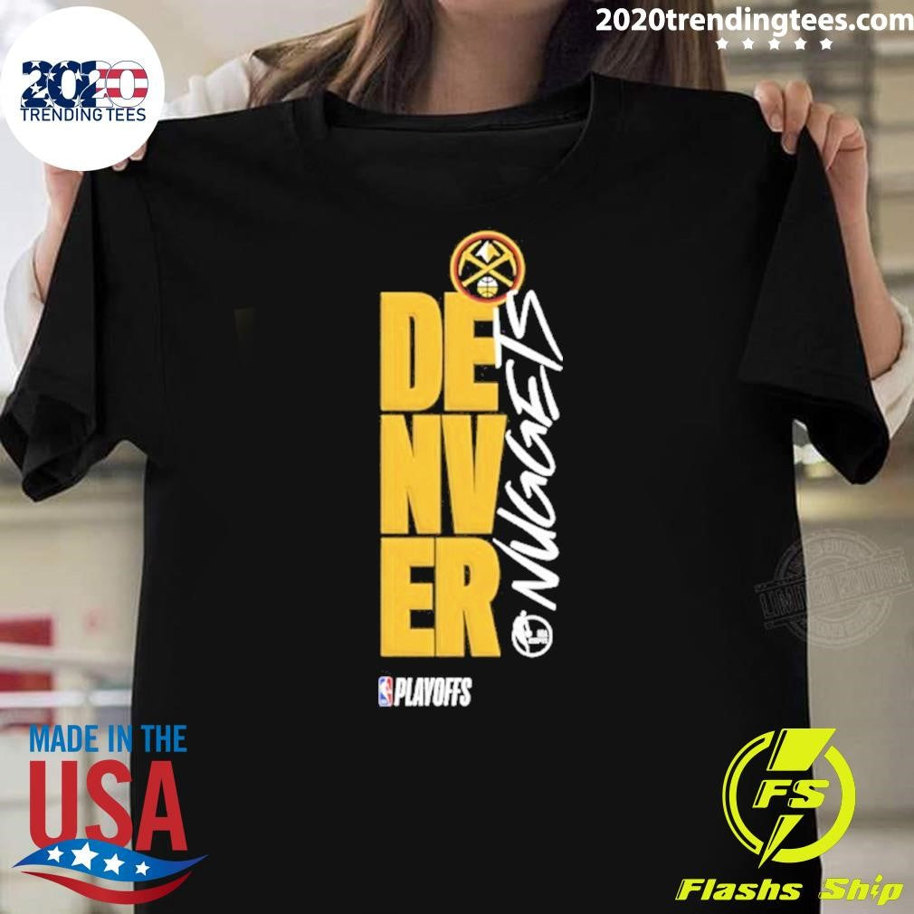 Denver Nuggets 2026 Nba Playoff Black Shirt Unisex T-shirt, Sweatshirt, Hoodie, Long Sleeve Tee - T-Shirt, Sweatshirt, Hoodie
