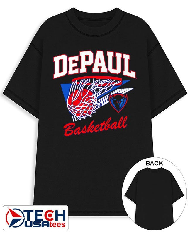 Depaul Blue Demons Throwback Basketball shirt Unisex T-shirt, Sweatshirt, Hoodie, Long Sleeve Tee - T-Shirt, Sweatshirt, Hoodie