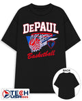 Depaul Blue Demons Throwback Basketball shirt Unisex T-shirt, Sweatshirt, Hoodie, Long Sleeve Tee - T-Shirt, Sweatshirt, Hoodie
