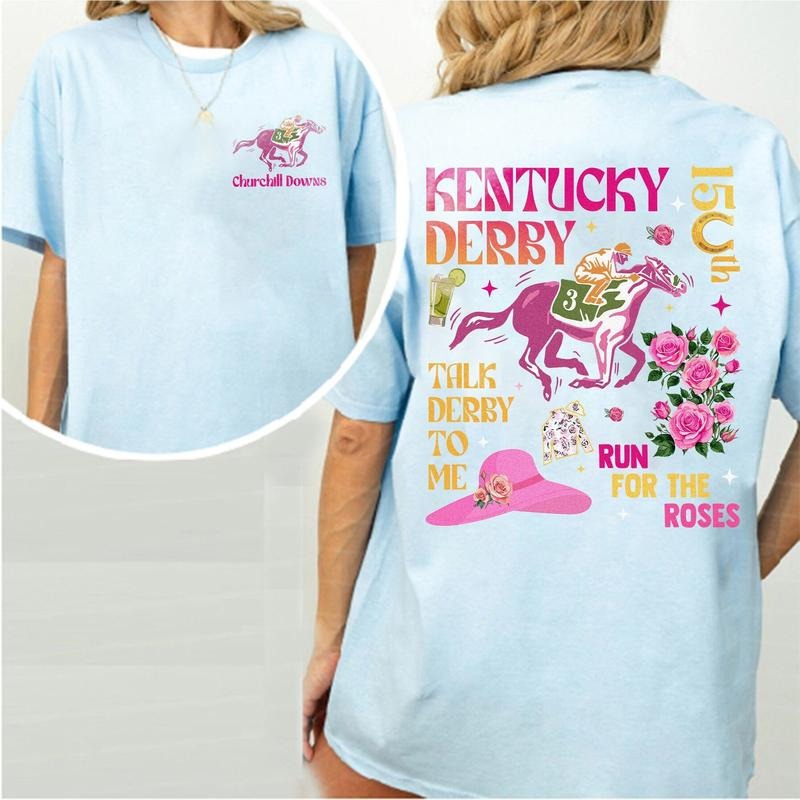 Derby Comfort Color Shirt Kentucky Derby Shirt Kentucky Derby Horse Racing Talk Derby Me Shirt Derby Run Roses T-Shirts, Hoodie, Sweatshirt - T-Shirt, Sweatshirt, Hoodie
