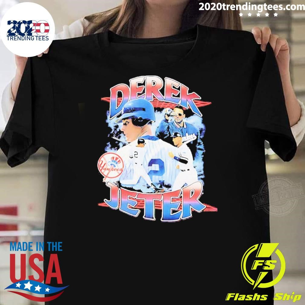 Derek Jeter New York Yankees Legendary Collage Shirt Unisex T-shirt, Sweatshirt, Hoodie, Long Sleeve Tee - T-Shirt, Sweatshirt, Hoodie