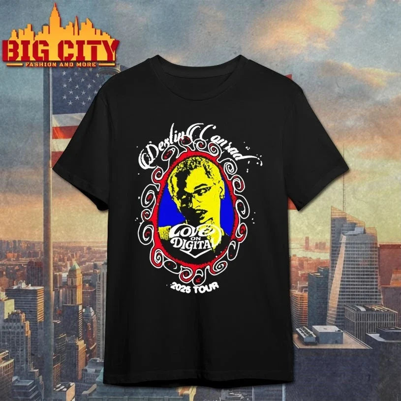 Destin Conrad Love On Digital Tour 2025 shirt Unisex T-shirt, Sweatshirt, Hoodie, Long Sleeve Tee - T-Shirt, Sweatshirt, Hoodie