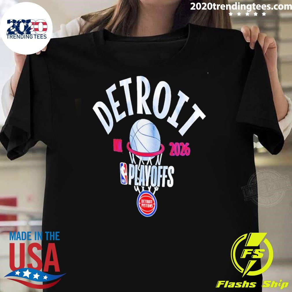 Detroit Pistons Basketball 2026 Playoff Participant Stand Shirt Unisex T-shirt, Sweatshirt, Hoodie, Long Sleeve Tee - T-Shirt, Sweatshirt, Hoodie