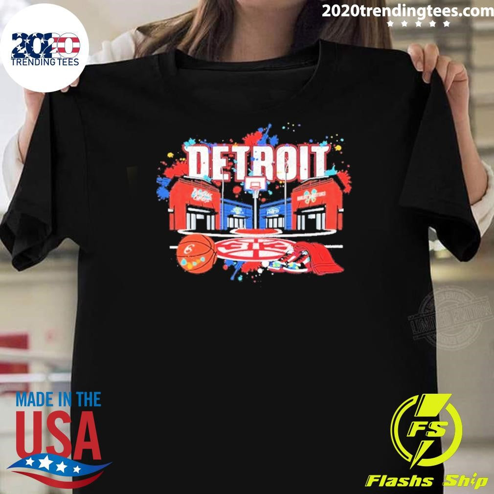Detroit Pistons City Of Hoop Dreams Shirt Unisex T-shirt, Sweatshirt, Hoodie, Long Sleeve Tee - T-Shirt, Sweatshirt, Hoodie