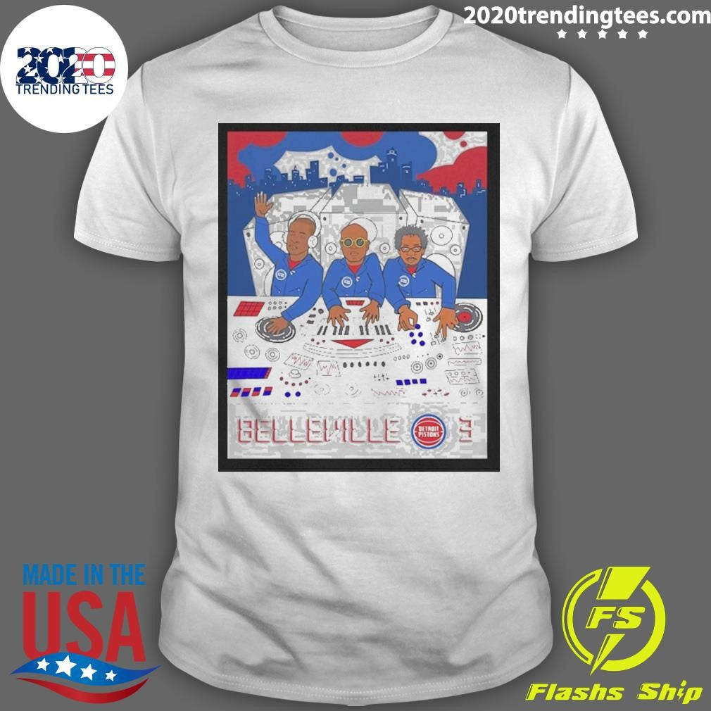 Detroit Pistons The Belleville Three Shirt Unisex T-shirt, Sweatshirt, Hoodie, Long Sleeve Tee - T-Shirt, Sweatshirt, Hoodie