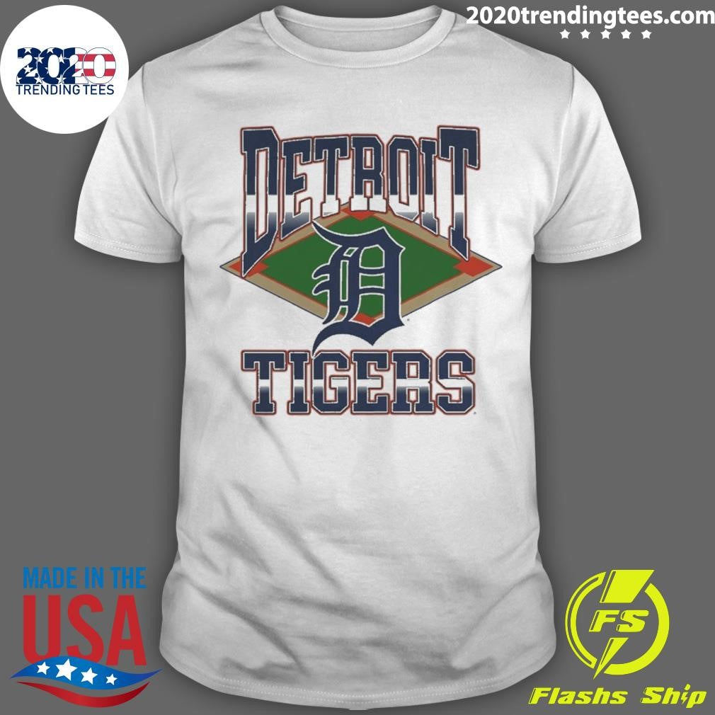 Detroit Tigers Baseball Field Diamond Shirt Unisex T-shirt, Sweatshirt, Hoodie, Long Sleeve Tee - T-Shirt, Sweatshirt, Hoodie