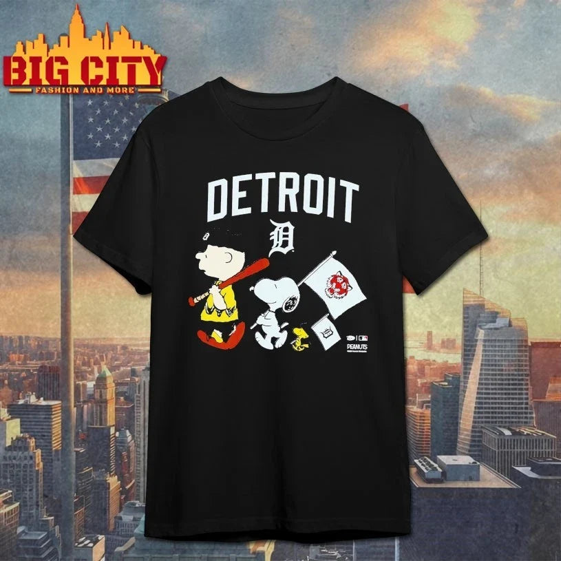 Detroit Tigers Toddler Peanuts Flag shirt Unisex T-shirt, Sweatshirt, Hoodie, Long Sleeve Tee - T-Shirt, Sweatshirt, Hoodie