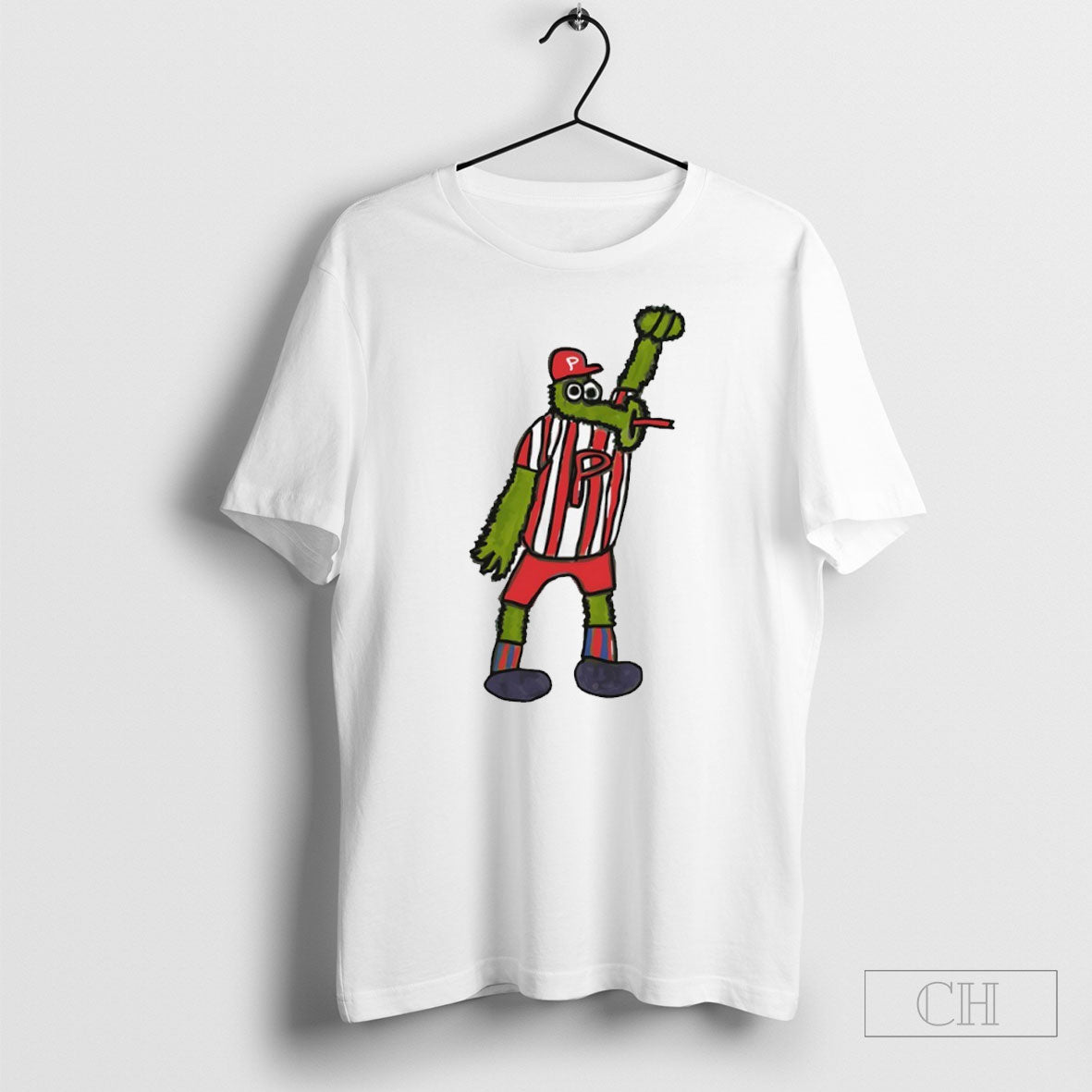Devins Phan Art Phillies Mascot Unisex T-shirt, Sweatshirt, Hoodie, Long Sleeve Tee - T-Shirt, Sweatshirt, Hoodie