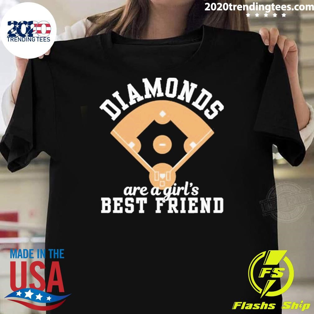 Diamonds Are A Girls Best Friend Shirt Unisex T-shirt, Sweatshirt, Hoodie, Long Sleeve Tee - T-Shirt, Sweatshirt, Hoodie
