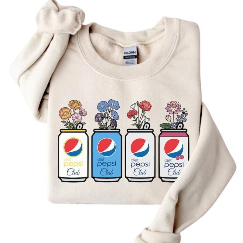 Diet Pepsi Diet Pepsi Club Shirt Soda Lovers Pepsi Lovers Floral Soda Can Unique Friends T-Shirts, Hoodie, Sweatshirt - T-Shirt, Sweatshirt, Hoodie