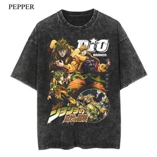 Dio Brando Monster Vintage Anime Manga Him Menswear Top T-Shirts, Hoodie, Sweatshirt - T-Shirt, Sweatshirt, Hoodie