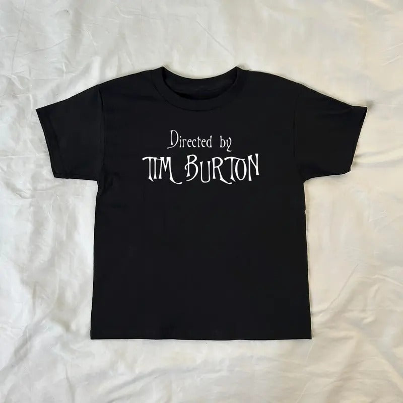 Directed Tim Burton Baby Halloween Goth Punk Babytee Y2k Grunge Horror Vintage Y2k 90s Retro T-Shirts, Hoodie, Sweatshirt - T-Shirt, Sweatshirt, Hoodie
