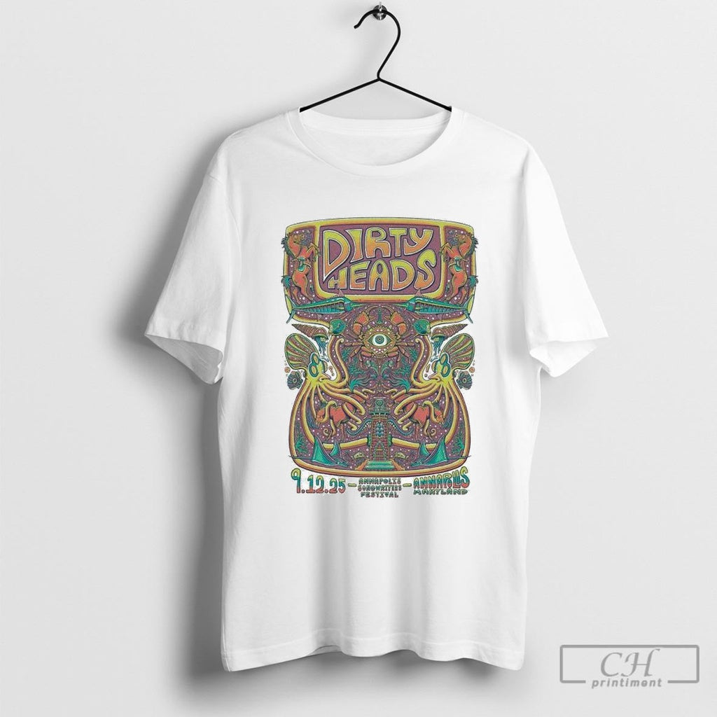 Dirty Heads Calvert Street Stage In Annapolis Md Sep 12 2025 Shirt Sweater Unisex T-shirt, Sweatshirt, Hoodie, Long Sleeve Tee - T-Shirt, Sweatshirt, Hoodie