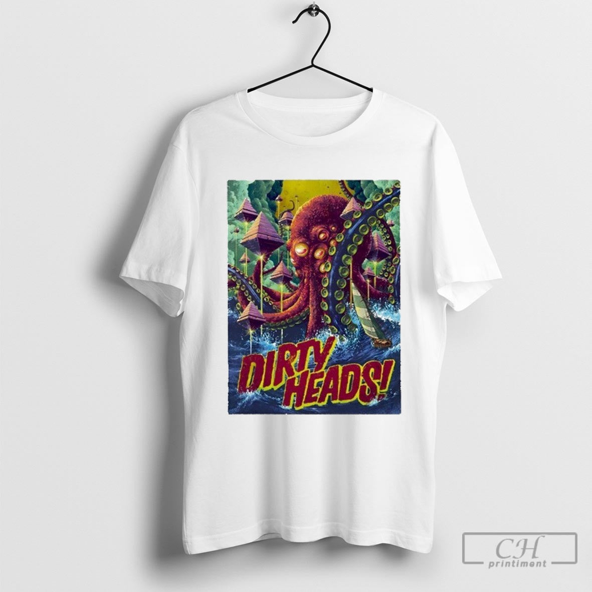 Dirty Heads September 13 2025 Mchenry Il Mchenry Music Festival 2025 Octopus Shirt Sweater - T-Shirt, Sweatshirt, Hoodie