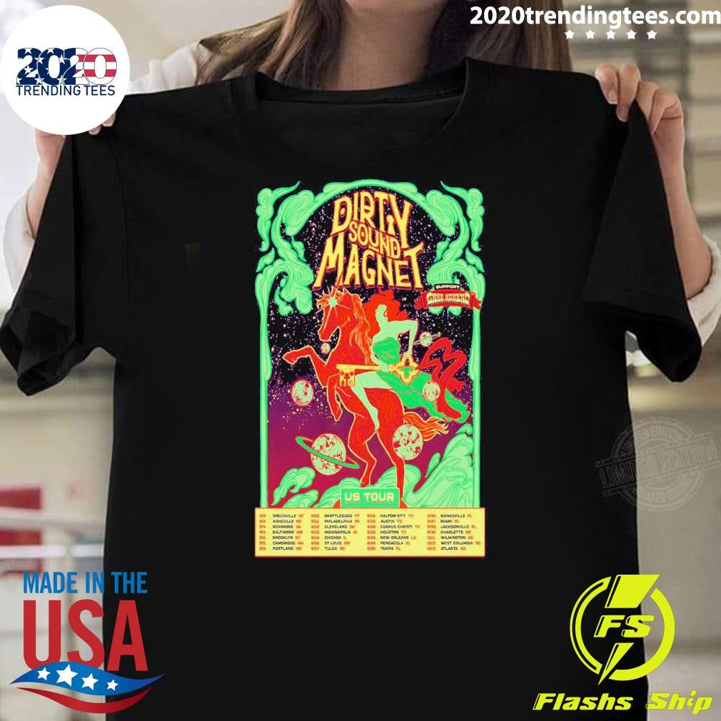 Dirty Sound Magnet US Tour 2026 Shirt Unisex T-shirt, Sweatshirt, Hoodie, Long Sleeve Tee - T-Shirt, Sweatshirt, Hoodie