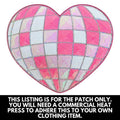 Disco Ball Heart Sequin Patch PATCH ONLY T-Shirts, Hoodie, Sweatshirt - T-Shirt, Sweatshirt, Hoodie