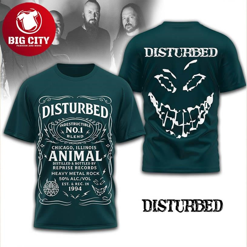 Disturbed Band Indestructible No 1 Animal Two Sided Shirt Unisex T-shirt, Sweatshirt, Hoodie, Long Sleeve Tee - T-Shirt, Sweatshirt, Hoodie